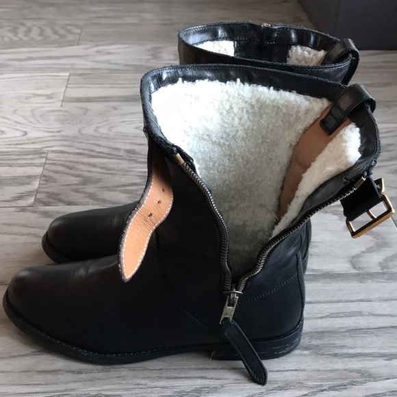 Burberry half calf boots size 36.5, US6.5 - Picture 4 of 12